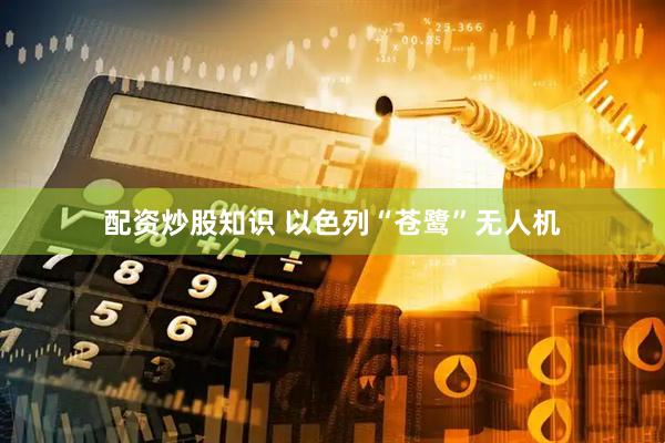 配资炒股知识 以色列“苍鹭”无人机
